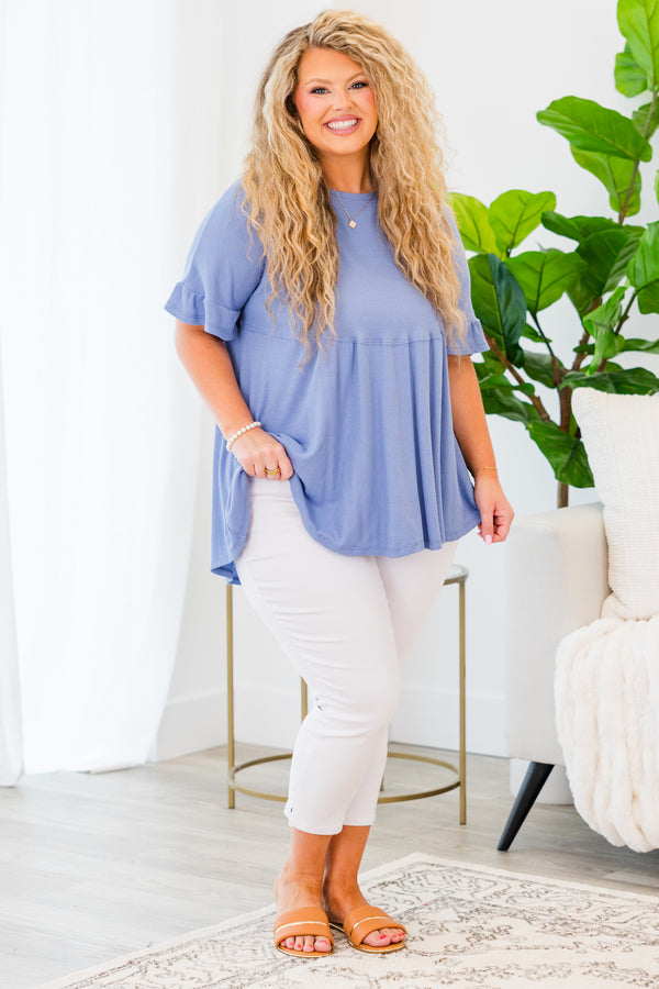 Chic Soul plus size clothing, white capri 1822 denim jeans ankle length with no distressing