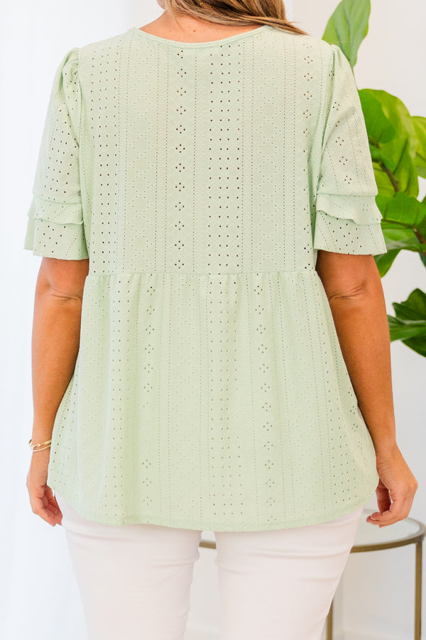 Achieve Greatness Top, Mint