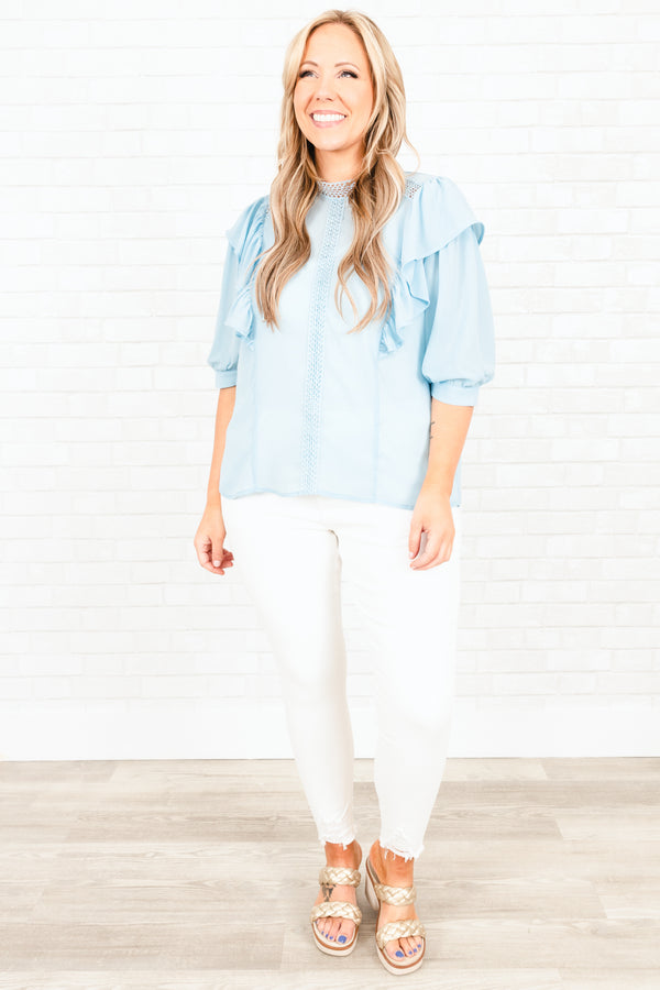 Chic Soul plus size clothing, white jeans with distressed and frayed hemline