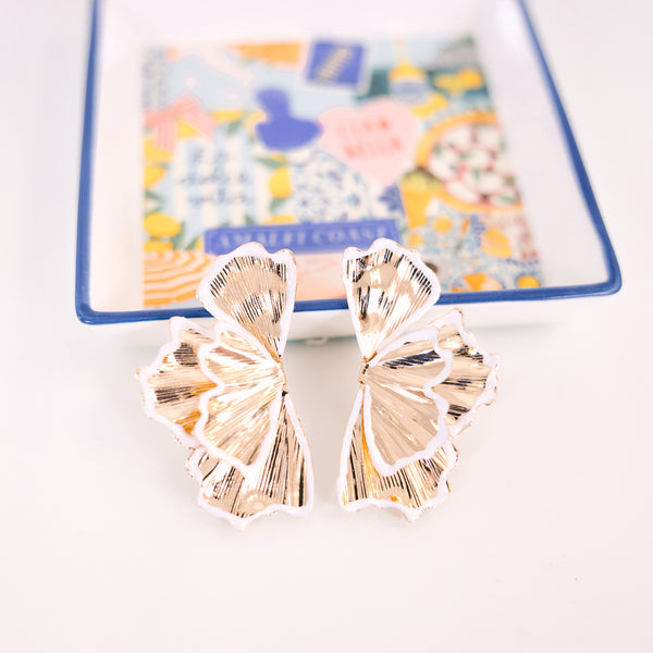 Back On Top Earrings, Gold