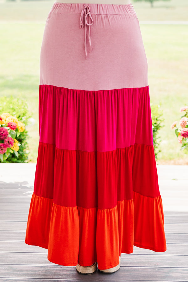 Blossom Boulevard Skirt, Pink