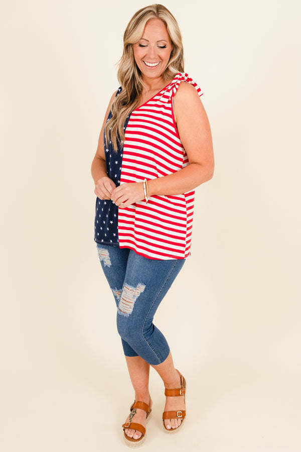 Chic Soul plus size clothing, medium blue distressed denim capris with frayed hemline