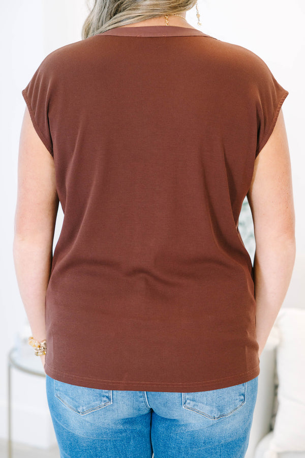 Everyday Ease Top, Brown