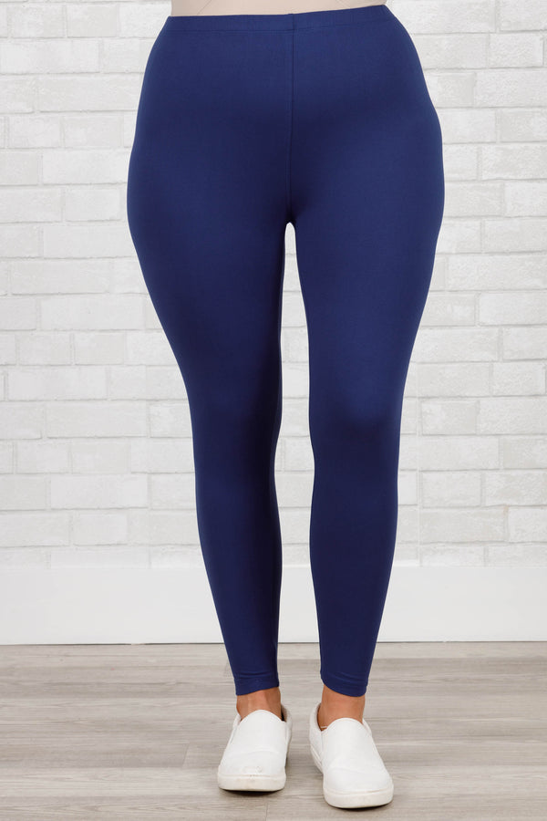 Chic Soul plus size clothing, light navy stretchy top and leggings lounge set