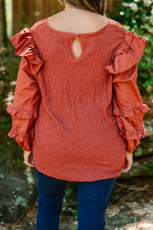 Inner Light Top, Orange