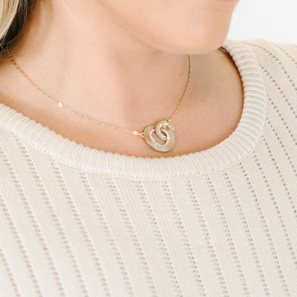 Intertwined Necklace Set, Gold