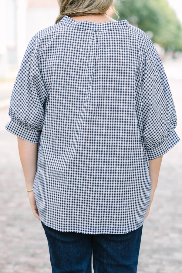 Keep Looking Up Tunic, Navy