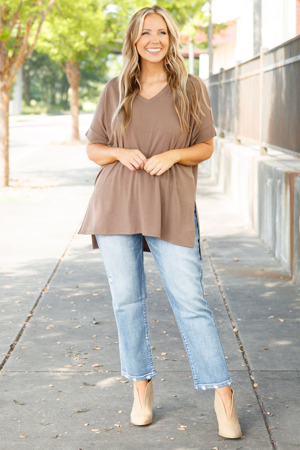 Chic Soul plus size clothing, dark wash denim mom jeans