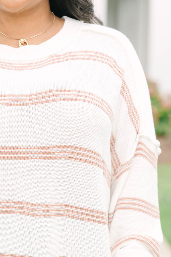 Living For It Sweater, Ivory