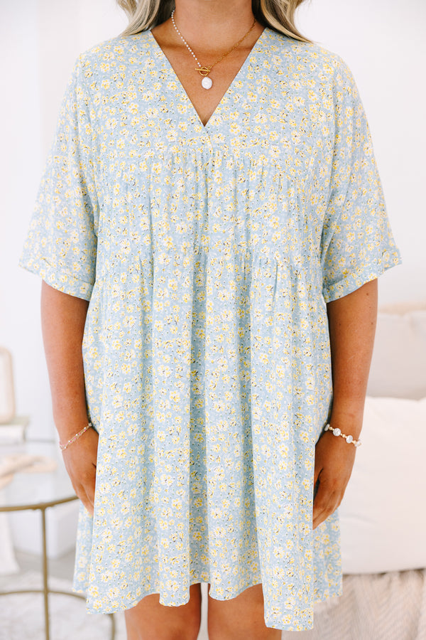 Looking Lovely Dress, Blue