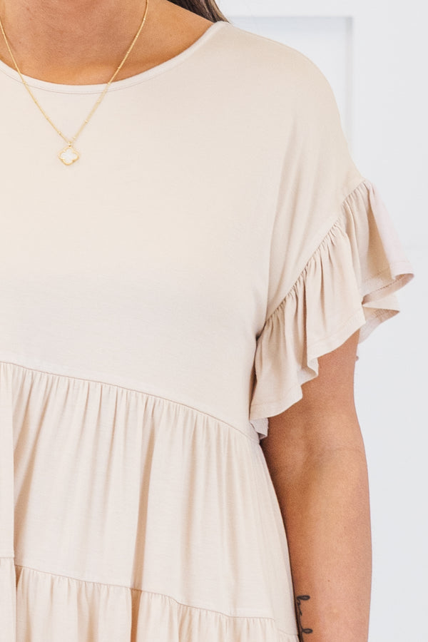 Love And Honey Tunic, Taupe