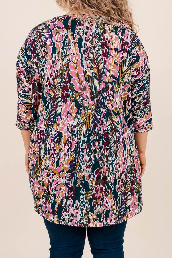 Make It Quick Tunic, Teal