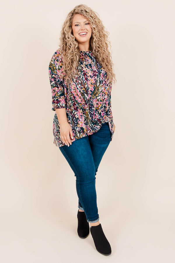 Make It Quick Tunic, Teal