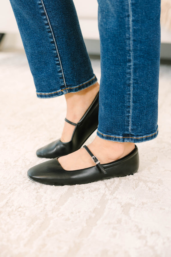 Meant To Be Seen Flats, Black