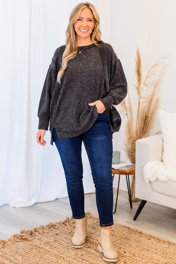 Say Hello Sweater, Black