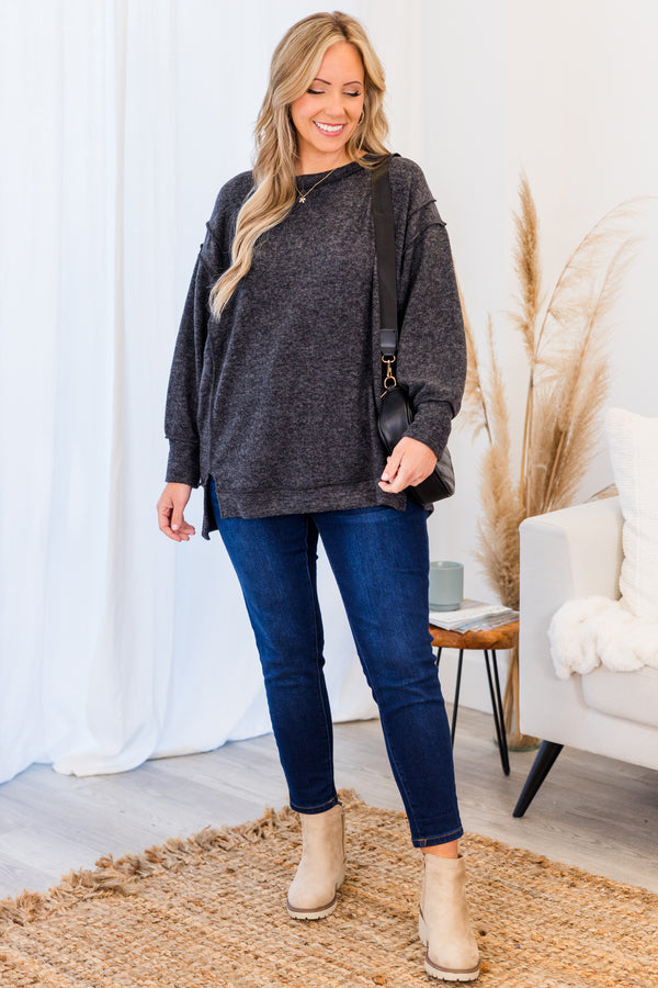 Say Hello Sweater, Black