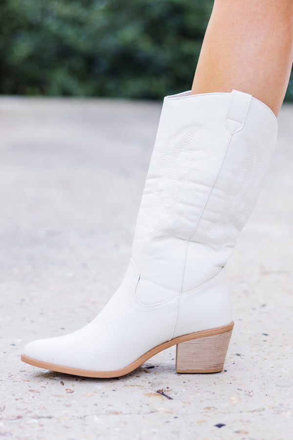 Sole Of Their Own Boots, Cream