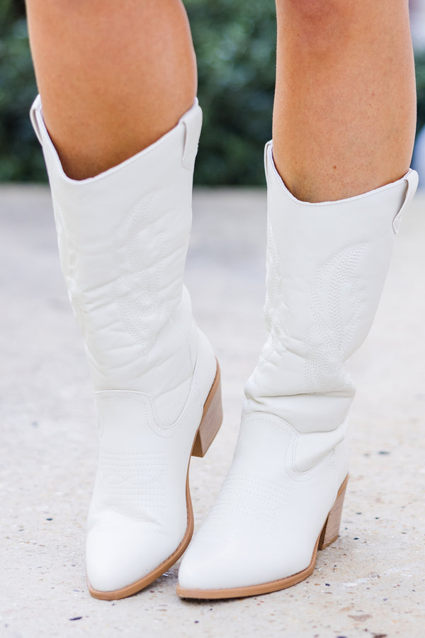 Sole Of Their Own Boots, Cream