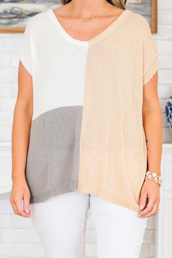 Spirit Of Bliss Top, Khaki