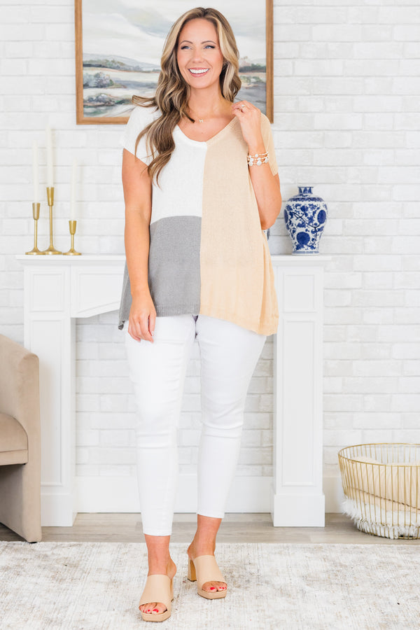 Spirit Of Bliss Top, Khaki