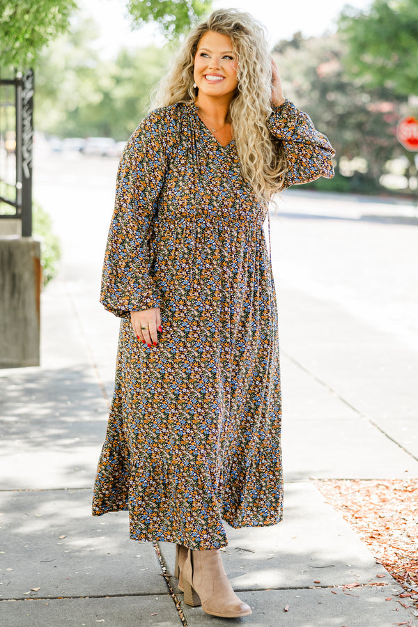 Sunny With A Chance Dress, Navy