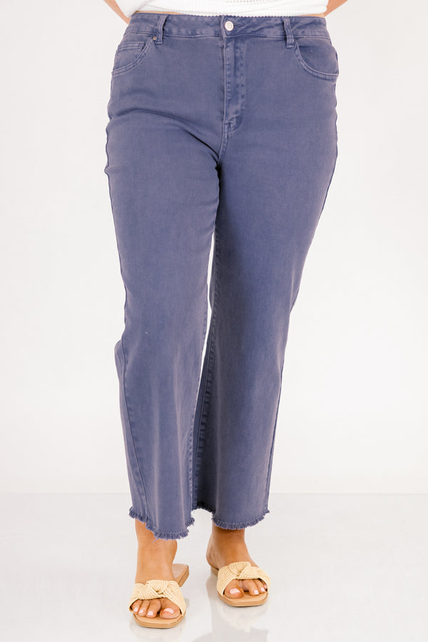 Chic soul plus size clothing, medium bright blue straight leg jeans