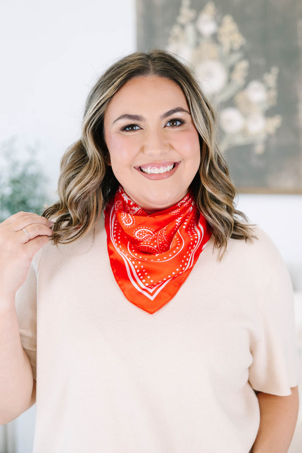 Honky Tonk Scarf, Red