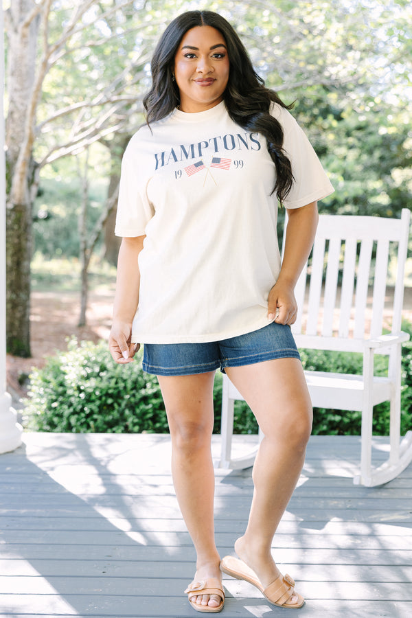 Chic Soul plus size clothing, white short sleeve tee with 