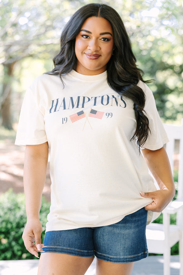 Chic Soul plus size clothing, white short sleeve tee with 