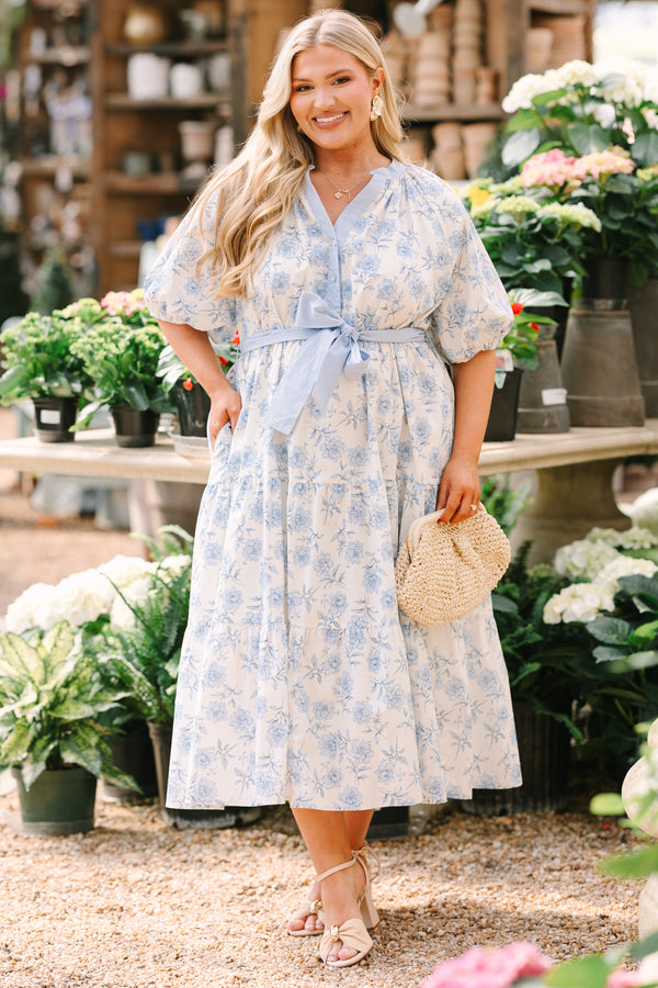 Shades Of The Shore Dress, Baby Blue
