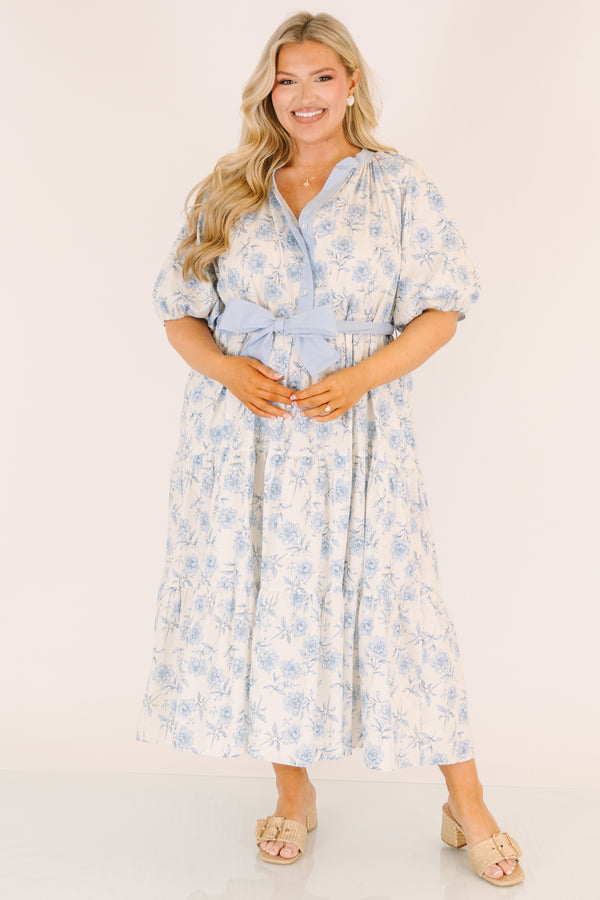 Shades Of The Shore Dress, Baby Blue
