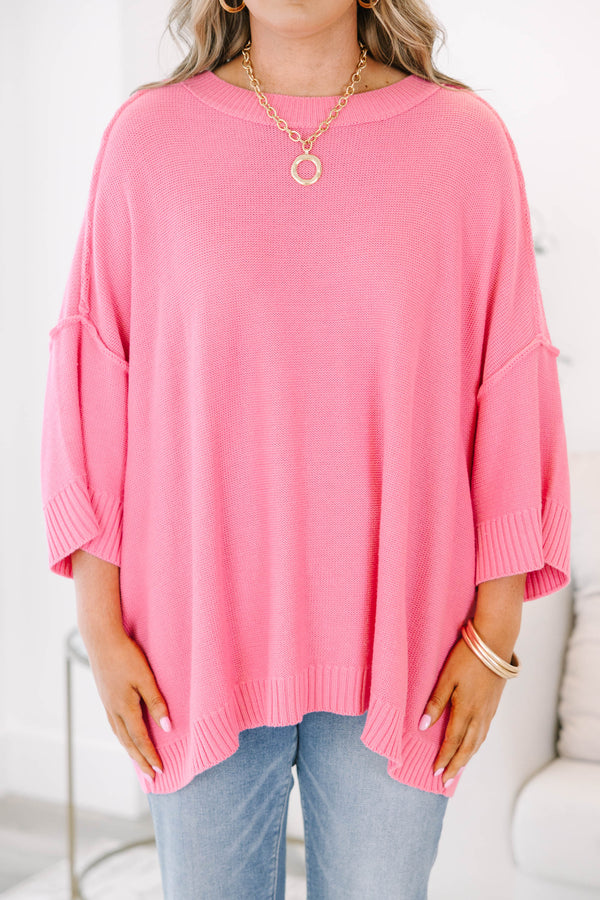 Simply Yours Sweater, Pink