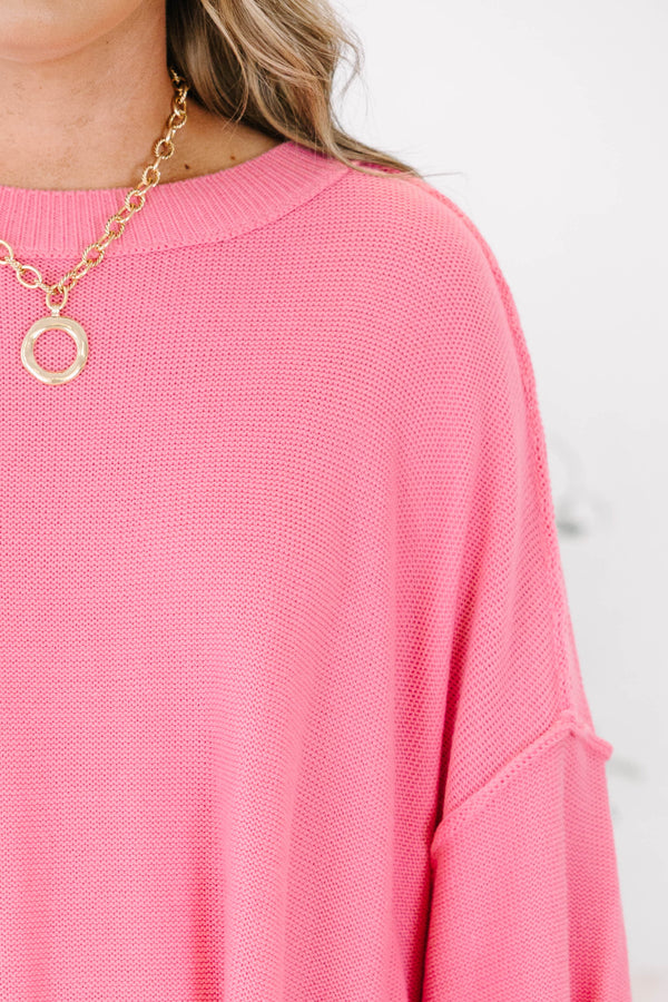 Simply Yours Sweater, Pink