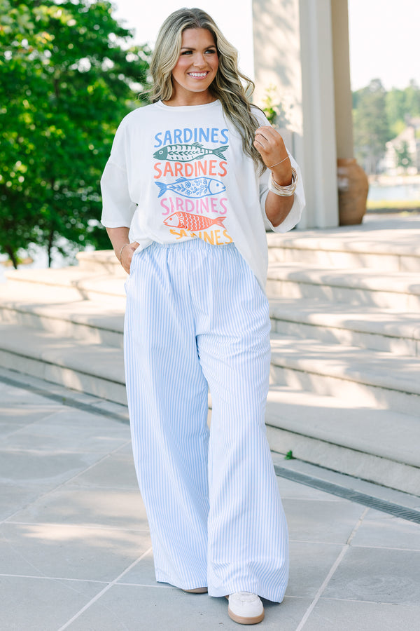 Chic Soul plus size clothing, white short sleeve cropped tee with multicolored 