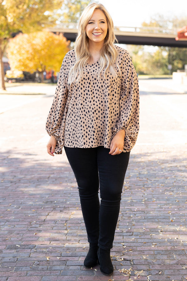 Kind Ways Top, Taupe