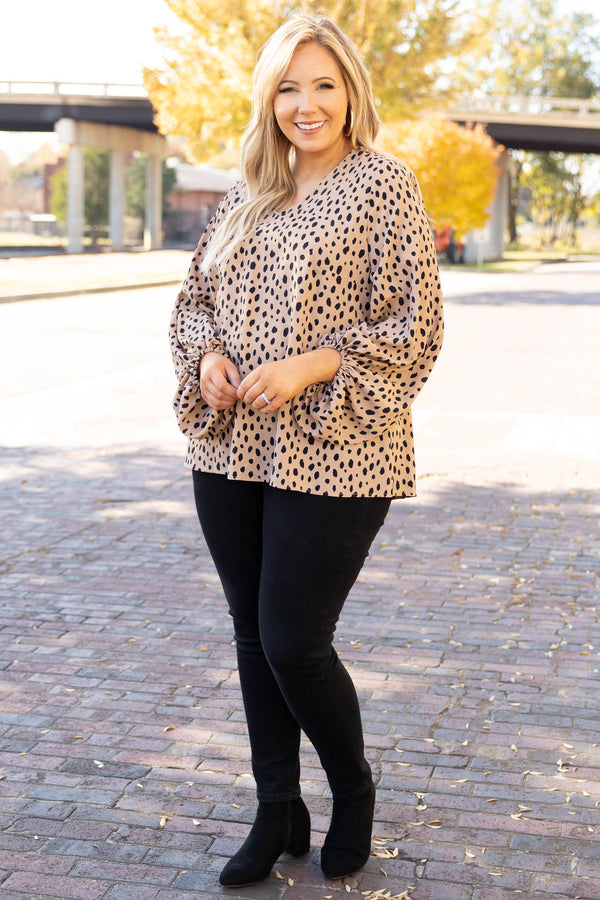 Kind Ways Top, Taupe