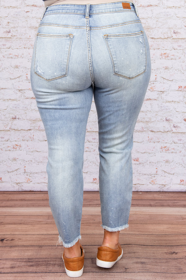 botttoms, jeans, ripped, blue, distressed, boyfriend, light wash 
