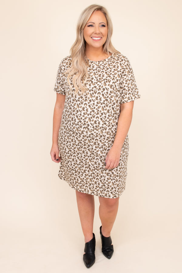 Reign Over Me Dress, Oatmeal