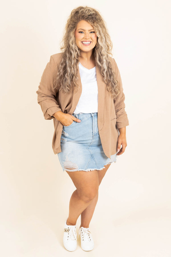 Chic Soul plus size clothing, white long sleeves v neck top