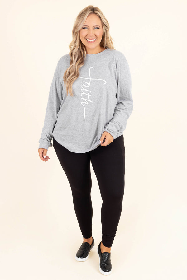 Chic Soul plus size clothing, high waisted black leggings with side pockets