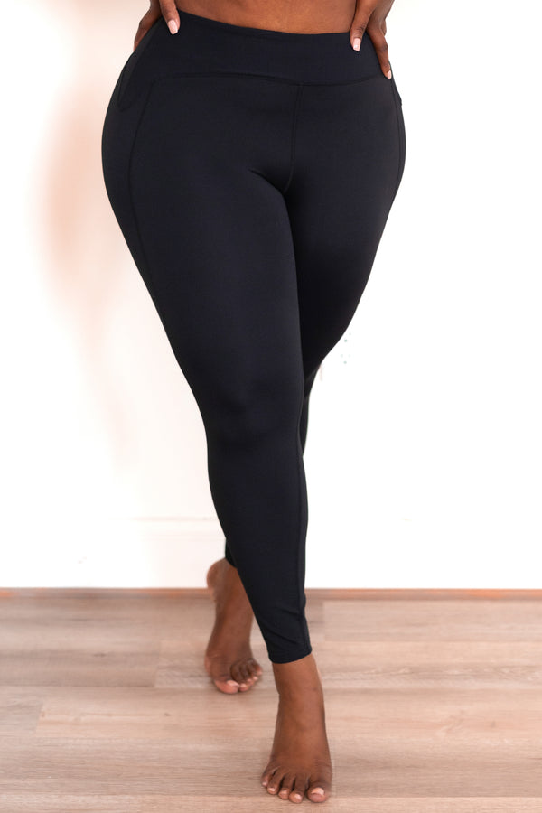 Chic Soul plus size clothing, black leggings