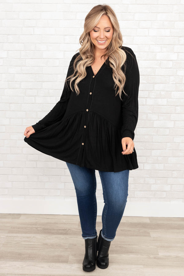 Lively Experiences Tunic, Black